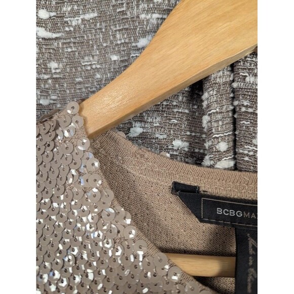 BCBG Maxazria Sequin Ruffled Cardigan Woman's Small - Picture 11 of 12